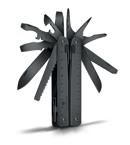 Мультитул Victorinox SwissTool BS, 115 мм, 29 функций, чёрный, нейлоновый чехол 3.0323.3CN от прозводителя Victorinox