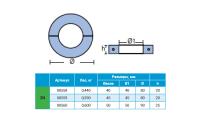 Анод цинковый на гребной вал 40мм 00558 от прозводителя Tecnoseal