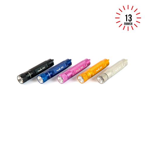 Фонарь Fenix E01 Nichia white GS LED желтый E01ybk от прозводителя Fenix