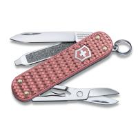 Нож-брелок Victorinox Classic SD Precious Alox, 58 мм, 5 функций, "Gentle Rose" (подар. упаковка) 0.6221.405G от прозводителя Victorinox