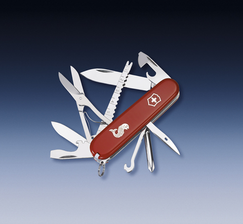 Нож Victorinox Fisherman, 91 мм, 18 функций, красный 1.4733.72 от прозводителя Victorinox