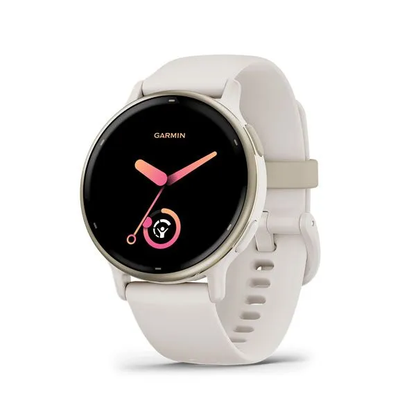 GARMIN VIVOACTIVE 5 Cream gold aluminium bezel/ ivory 010-02862-5B 010-02862-5B от прозводителя Garmin