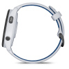 Garmin Forerunner 265 - 46 мм | Black Bezel with Whitestone Case and Whitestone/Tidal Blue Silicone Band