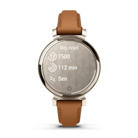 Garmin Lily 2 Classic - Lily 2 Classic | Cream Gold with Tan Leather Band
