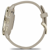 Garmin Venu 3s - 41 мм | Soft gold stainless steel bezel with French grey case and silicone band