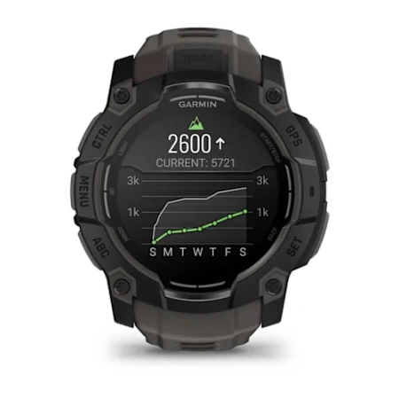 Garmin Instinct 3 - 50 мм AMOLED | Black with Charcoal Band