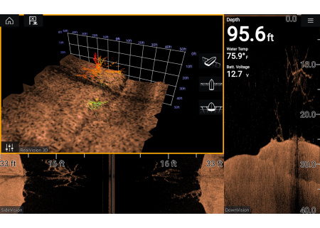 Raymarine AXIOM 9 PRO-RVX 1 кВт, DownVision, SideVision и RealVision 3D