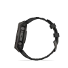 Garmin Fenix 8 - 47 мм SOLAR | SAPPHIRE | Carbon grey DLC titanium with Black/pebble grey silicone band