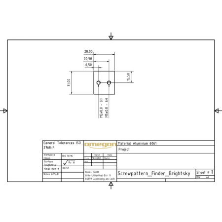 Бинокулярный телескоп Omegon Brightsky 30x100 45° 61492 от прозводителя 