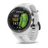 Garmin Approach S70 - 42 мм | Black/Peach Ceramic Bezel with White Silicone Band