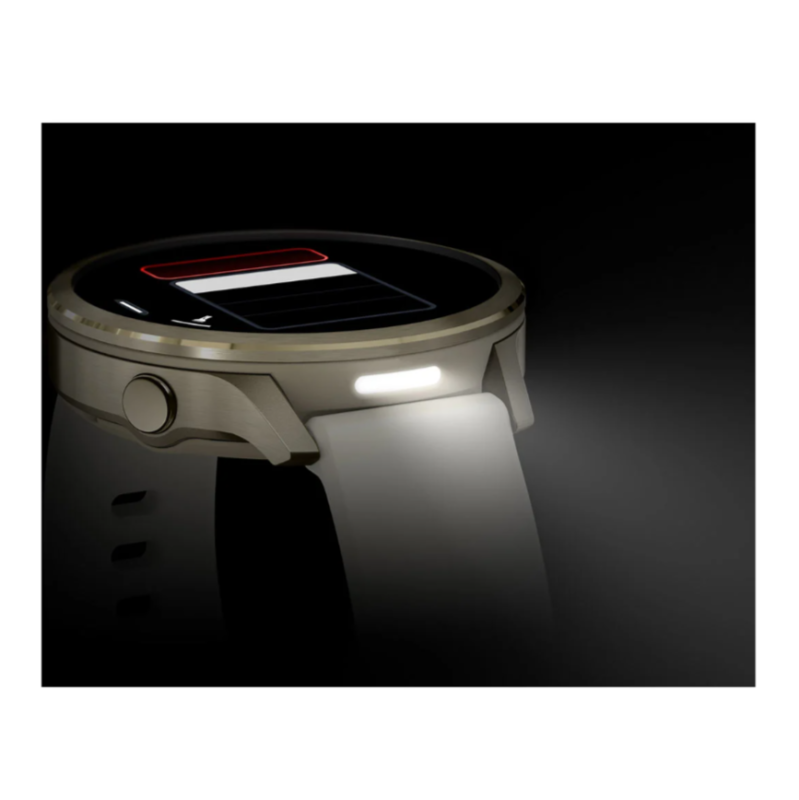 Garmin Venu 4 - 41 мм | Lunar Gold with Bone Silicone Band