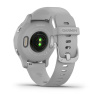 Garmin Venu 2s - 40 мм Премиум-функции | Silver Stainless Steel Bezel with Mist Grey Case and Silicone Band
