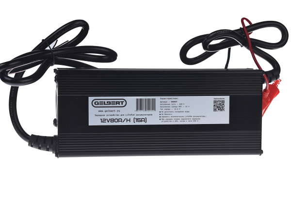 Зарядное устройство Gelbert для LiFePo4 аккумуляторов 12V80A/H (15А) 69 от прозводителя Gelbert