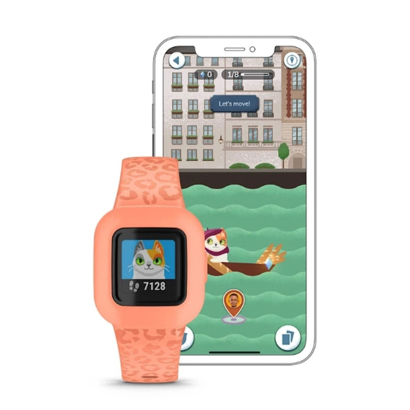 Garmin Vivofit jr. 3 - | Peach Leopard