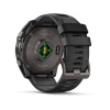 Garmin Fenix 8 - 51 мм AMOLED | Carbon grey DLC with Black/pebble grey silicone band