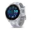 Garmin Forerunner 965 - | Titanium Bezel with Whitestone Case and Whitestone/Powder Grey Silicone Band