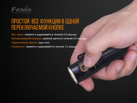 Фонарь Fenix E30R 1600 люмен E30R от прозводителя Fenix