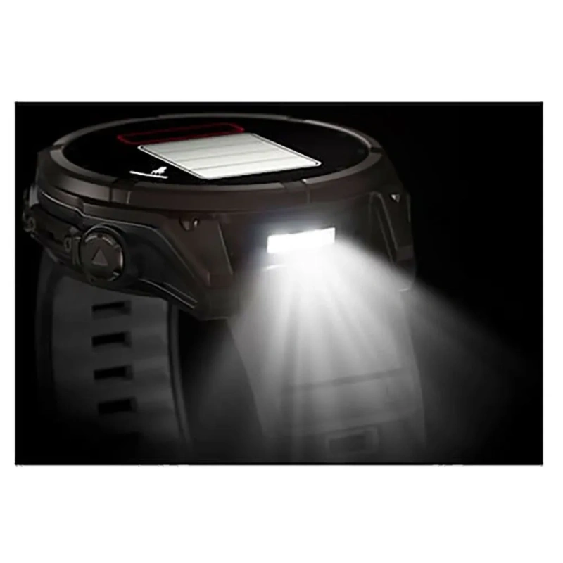 Garmin Fenix 8 - 47 мм SOLAR | SAPPHIRE | Carbon grey DLC titanium with Black/pebble grey silicone band