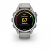 Garmin Descent Mk3 - 43 мм | steel/grey silicone band