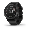 Garmin Fenix 6 Pro - 47 мм SAPPHIRE | Black with black band