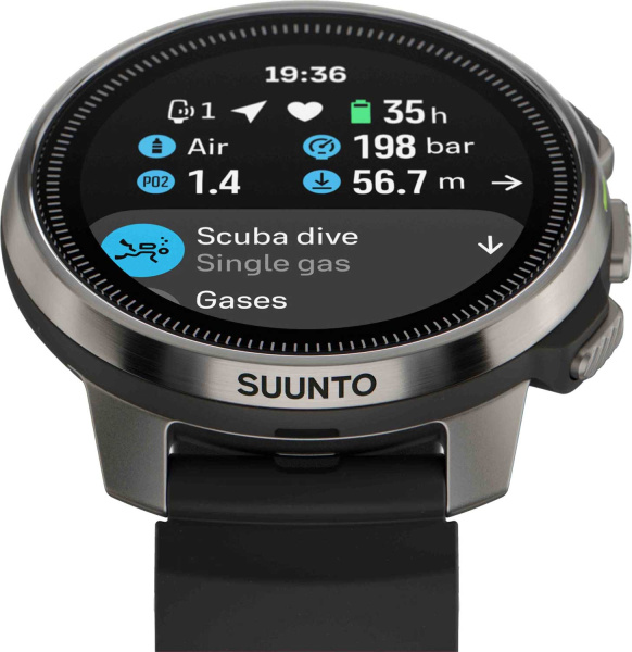 Suunto Ocean Dive Computer + Sports Watch (Steel Black) SS050983000 SS050983000 от прозводителя Suunto 