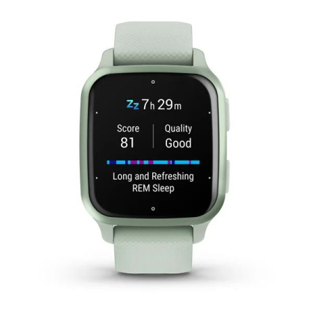 Garmin Venu Sq 2 - 40 мм | Metallic Mint Aluminium Bezel with Cool Mint Case and Silicone Band