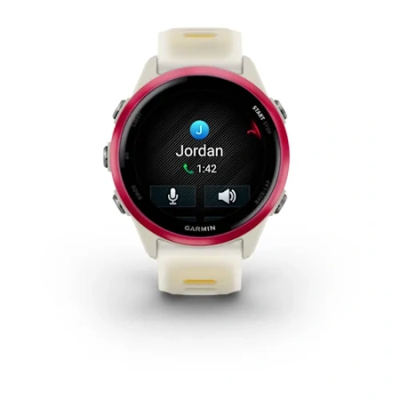 Garmin Forerunner 570 - 42 мм | Raspberry Aluminium with Translucent Bone/Mango Band