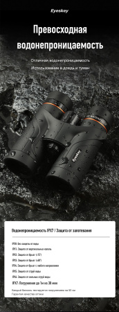 Бинокль Eyeskey Stellar - 10x42 EyeS-B155 от прозводителя Eyeskey