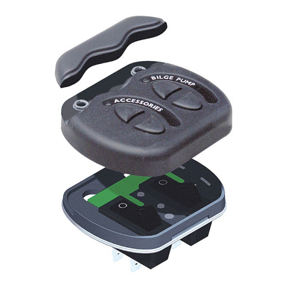 Панель переключателей 2шт серии CG2 CG2-2W от прозводителя Bep Marine