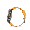 Garmin Fenix 8 - 51 мм AMOLED | SAPPHIRE | Titanium with Spark orange/graphite silicone band
