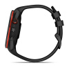 Garmin Approach S70 - 47 мм | Black/Red Ceramic Bezel with Black Silicone Band