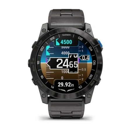 Garmin D2 Mach 1 Pro - 51 мм Pro: Titanium Bracelet | Vented Titanium Bracelet